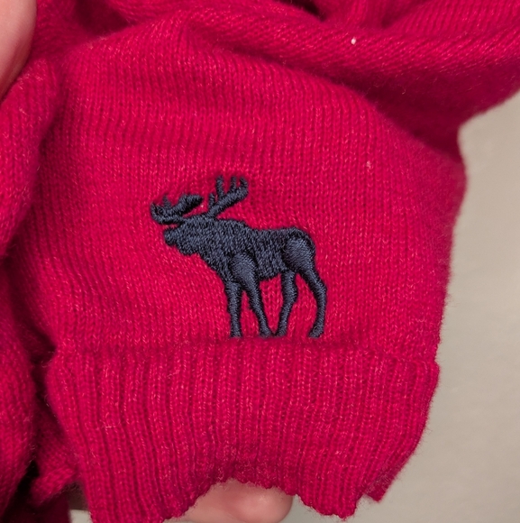 Abercrombie & Fitch Vibrant Red Ruffled Sweater - Picture 5 of 6